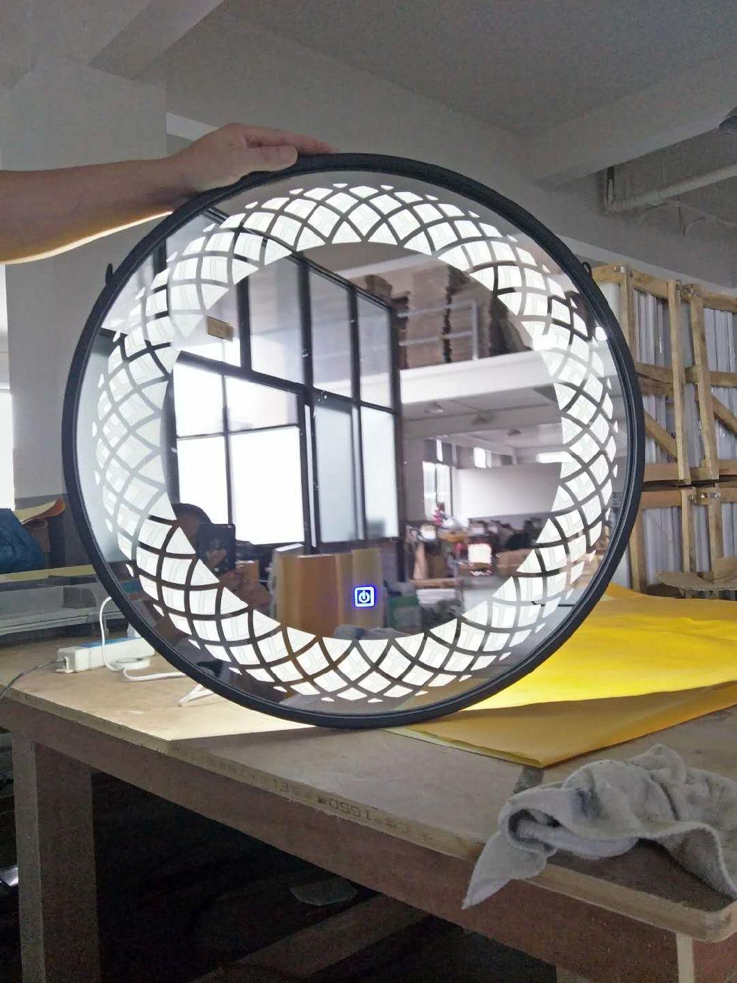 Aluminum Silver 4/5mm Glass Bathroom Mirrors for decoration
