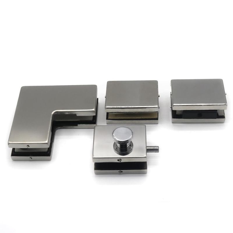 Furniture Hardware Patch Stainless Steel Glass Clamp Fixed Hinge