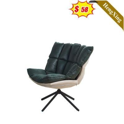 Wholesale Modern Relax Leisure Living Room Furniture Single Wing Genuine Leather Lounge Chairs