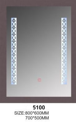 Cheap Wall Home Decor Silver Bathroom Illuminated Vanity Mirrors