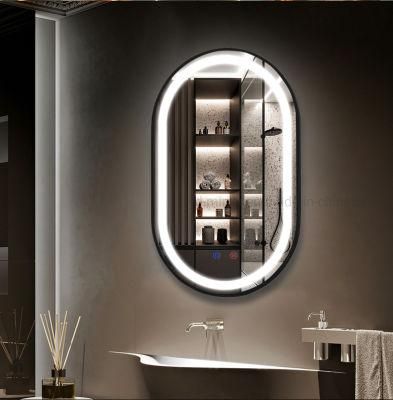 Oval LED Mirror Wall Decorative LED Wall Mirror Bathroom