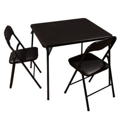 PVC with Cushion Top Dining Room Easy Folding Table