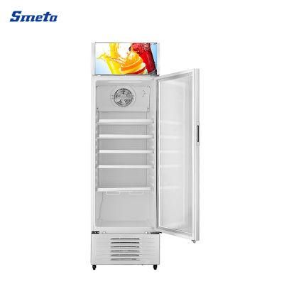Smeta 362L Single Door Glass Cake Beverage Refrigerated Showcase