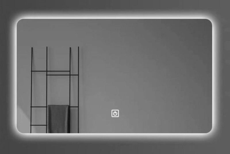 LED Bathroom Mirror Wall-Mounted Bathroom Mirror with Lamp Bathroom Smart Mirror Touch Screen Mirror