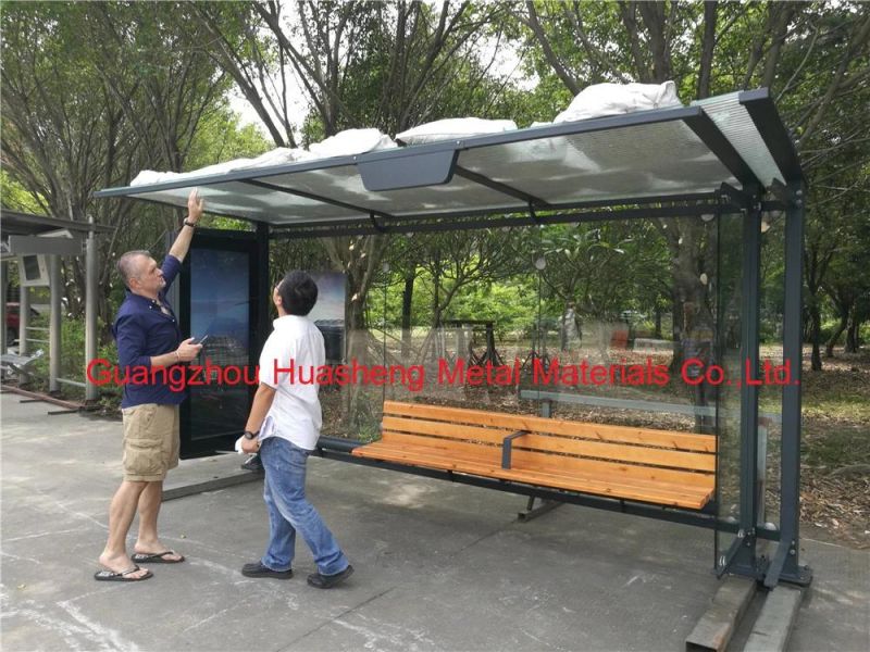 Bus Shelter with Metal (HS-BS-A036)