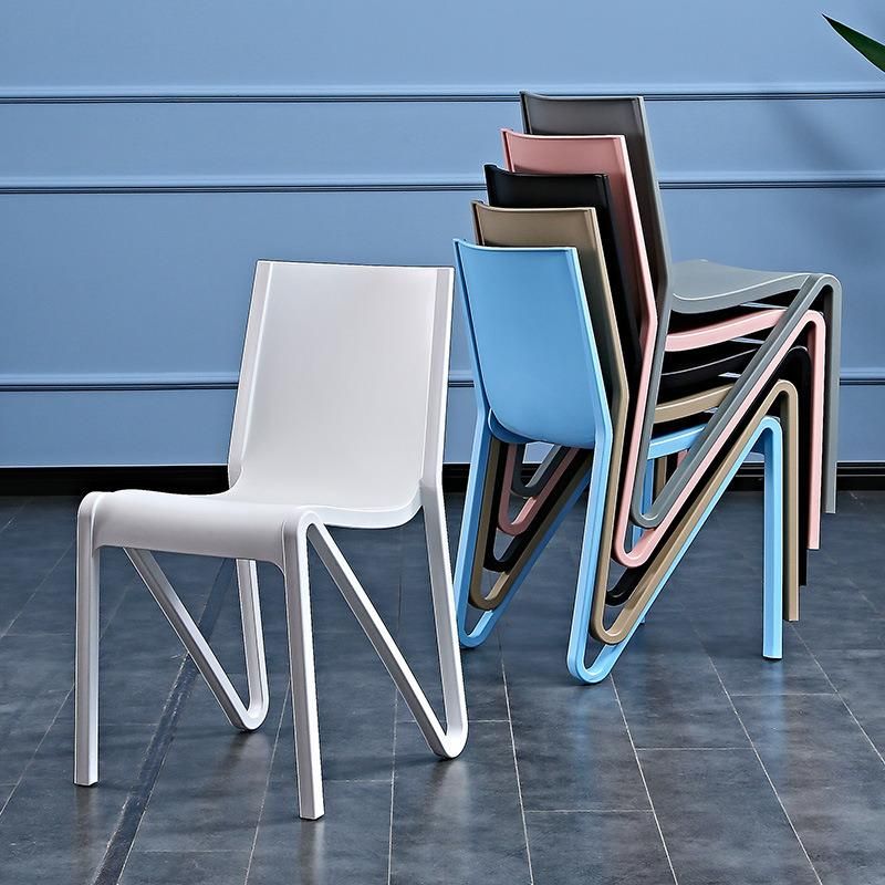 Wholesale Cheap Plastic Stackable Outdoor Furniture Garden Dining Chair Ms Frame Polyurethane Chair