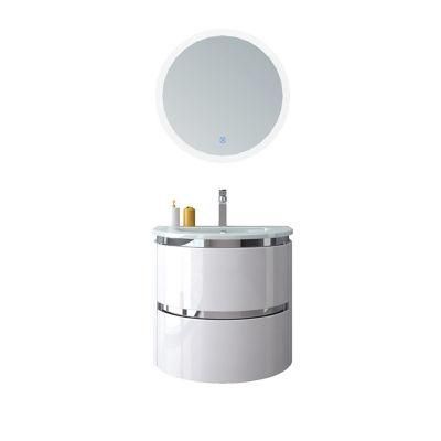 Renovate Bathroom White Painted PVC Small Bathroom Vanity