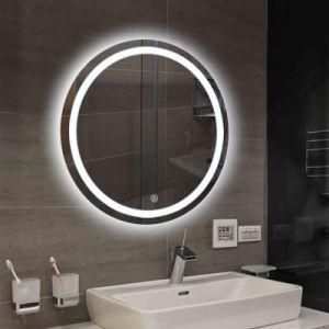 800X800X50mm Simple Decorative Circle Round LED Mirror for Bathroom