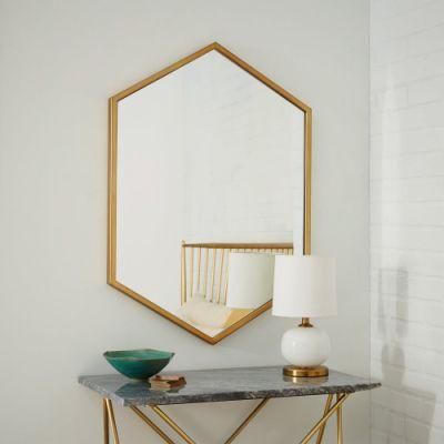 Beauty Small Circle Metal Frame Mirror Wall Mounted Mirror for Bedroom Bathroom Living Room Entryway Vanity Mirror