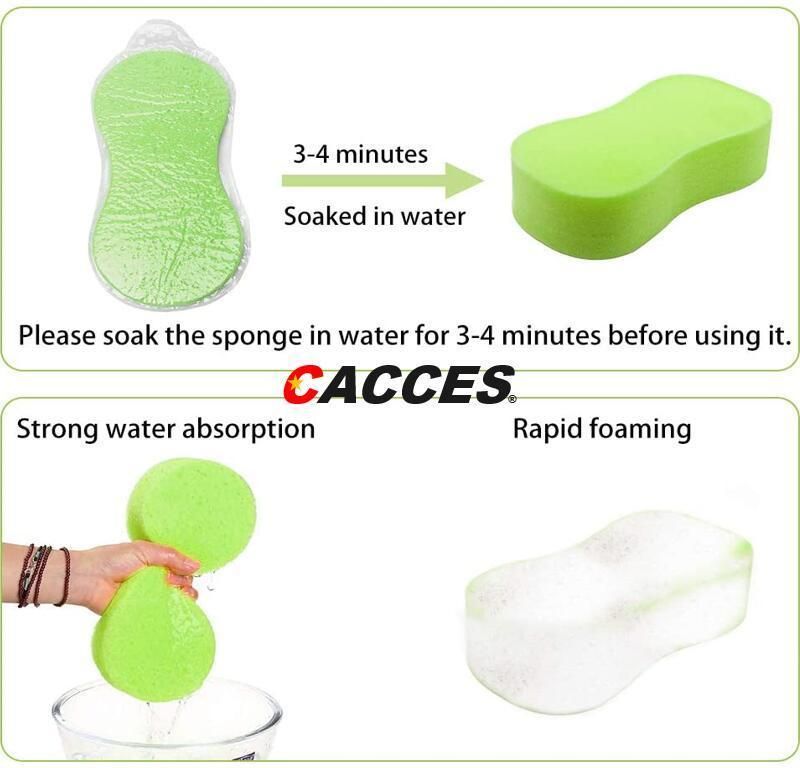 Jumbo Sponge Car Care Pad Cleaning Foam Pad Sponge Pad for Car Cleaing, Wash, Detailing Valeting Car Wash Tool Household Kitchen, Office, Window, Glass, Washing