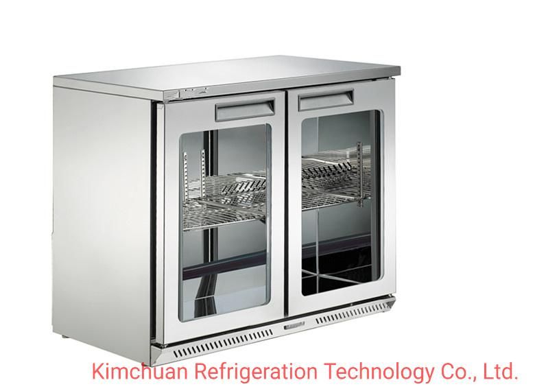 Glass Door Bar Cooler Commercial Refrigeration Beverage Display Fridge Cabinet