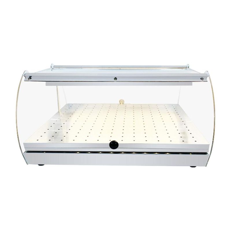 Professional Restaurant Counter Top Glass Hot Fast Food Heated Warming Display Cabinet Electric Warmer Showcase