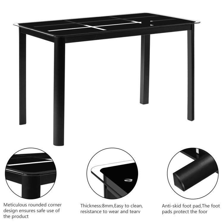 Modern Home Furniture Set Glass Table Reataurant Table