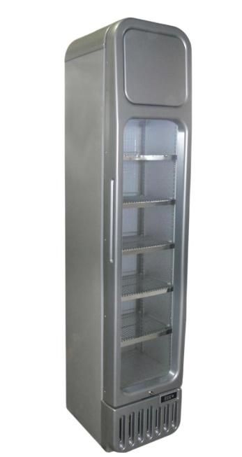 Slim Display Refrigerator Glass Door Beverage Showcase Cooler