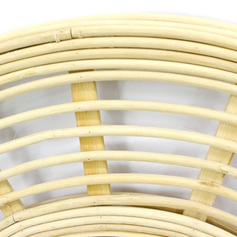 Decorative Round Hanging Makeup Rattan Wall Mirror