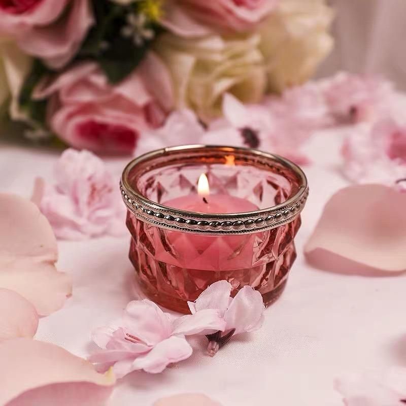 Glass Candle Holders Tealight Votive Holder for Wedding Home Decor