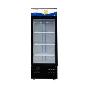 Slim Type 267L Single Door Refrigerator No Frost Upright Showcase for Supermarket &amp; Store