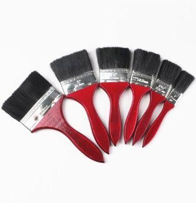 Flat Acrylic Filament Hair Handle Paint Brush