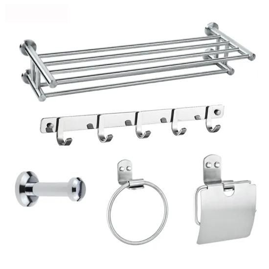 Wall Mount Bathroom Stainless Steel Glass Shower Shelf