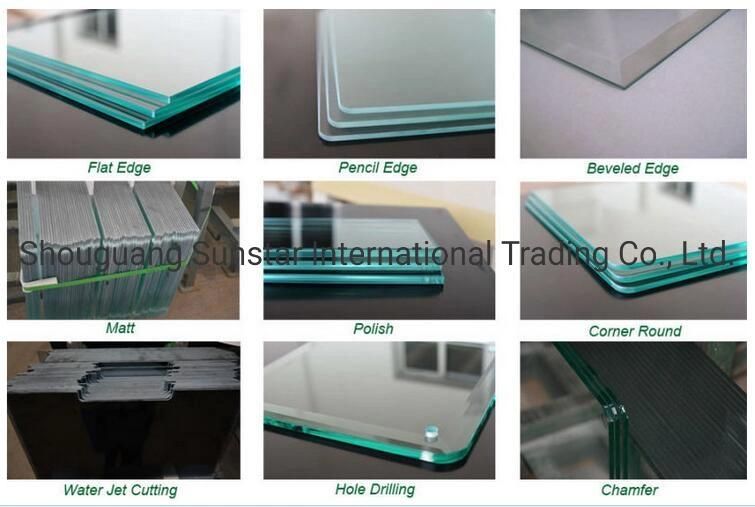 3mm 4mm Frameless Decorative Bathroom Wall Mirror Factory Price