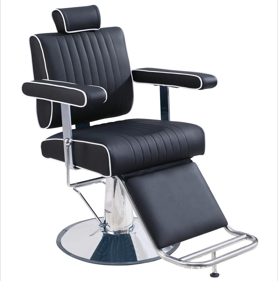 Hl-9282 Salon Barber Chair for Man or Woman with Stainless Steel Armrest and Aluminum Pedal