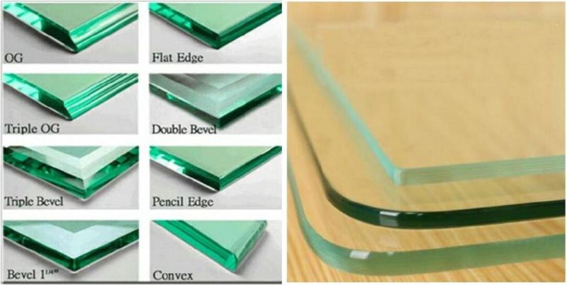 Toughened Gray/Brown/Blue/Green Desk Glass Hardened Desk Glass Tempered Tinted Color Desk Top Glass