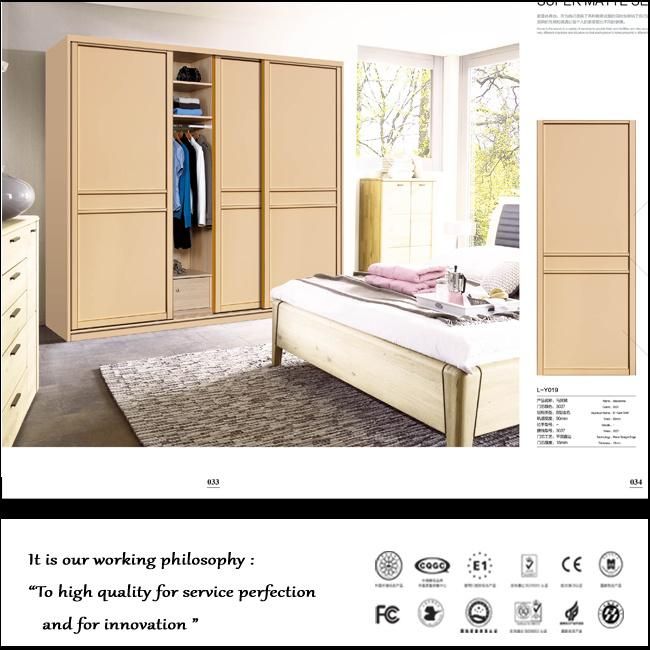 2015 Modern High Quality Open Door Wardrobe (FY891)