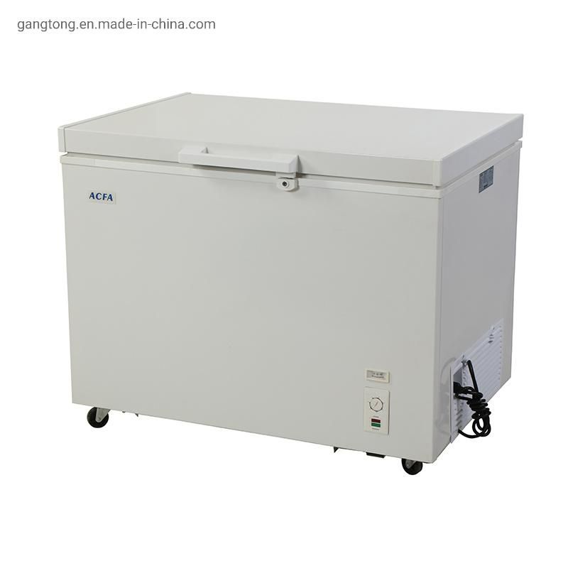 Commercial Food Display Freezer 271L Chiller Refrigerator Showcase for Supermarket Vegetable Beverage