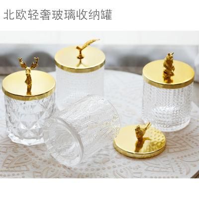 Wholesale Luxury Empty Glass Candle Jars, Glass Candle Container, Glass Candle Stick for Aromatherapy Oil, Candle Making