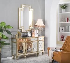 Antique Mirrored Dressing Table for Living Room