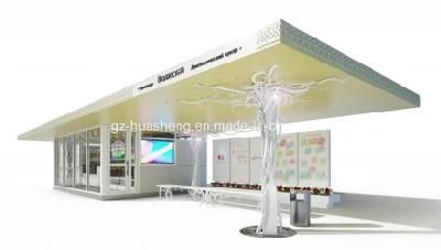 Bus Stop Shelter for Advertising (HS-BS-E034)