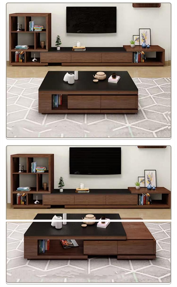 Wholesale Market Modern Livingroom Furniture Closet Cabinet MDF TV Stand Coffee Tables