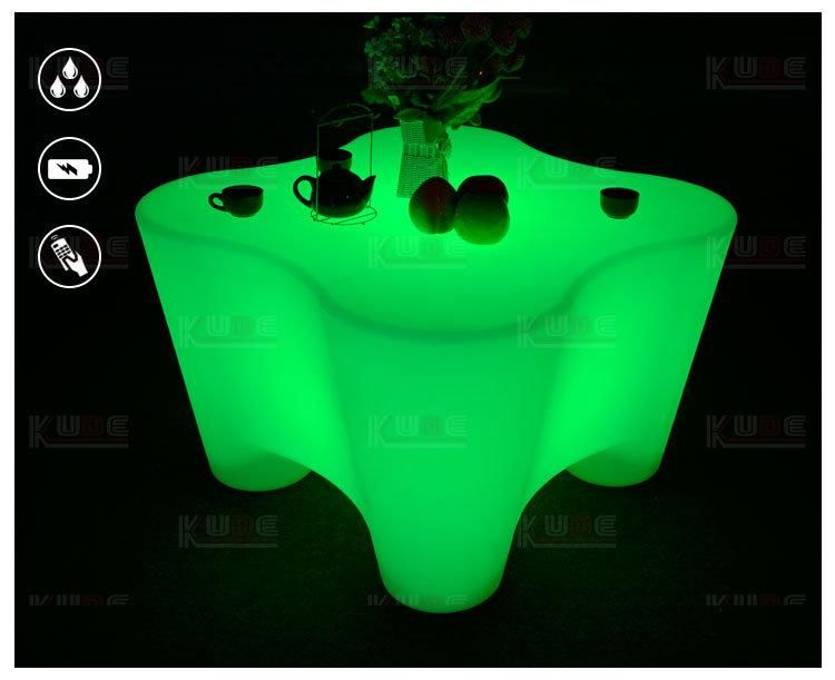 RGB LED Light up Plastic Furnitures Use Outdoor and Indoor