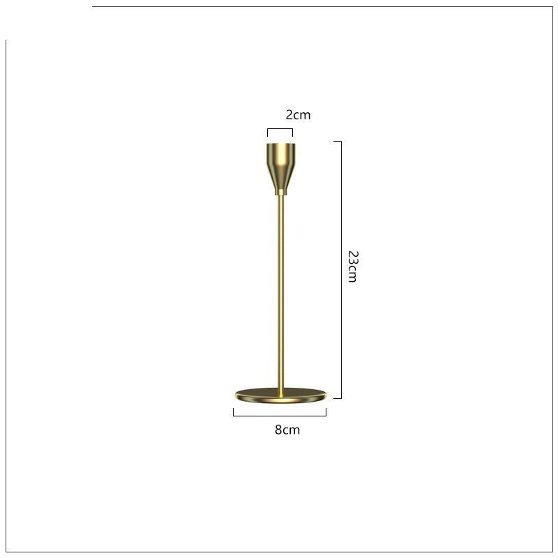 Holders Metal Cylinder Glass Wedding Gold Vase Decoration High Candlesticks Black Candlestick Colour Tall Candle Holder