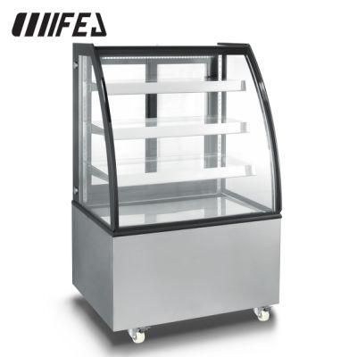 Showcase Commercial Vertical Glass Door Bakery Pastry Cake Display Cooler Refrigerator FT-275y