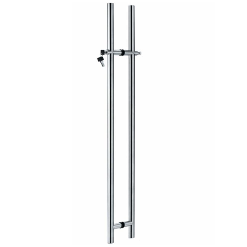 Satin Stainless Steel 304 Pull Handle Back to Back with Lock