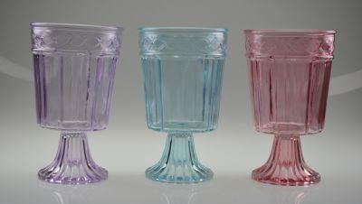 Glass Candle Holders with Taller Base in Different Sizes and Shapes for Home Decoration