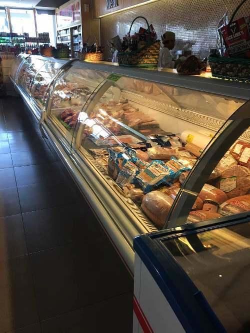 Green&Health Supermarket Commercial Meat Display Showcase Chiller Refrigerator