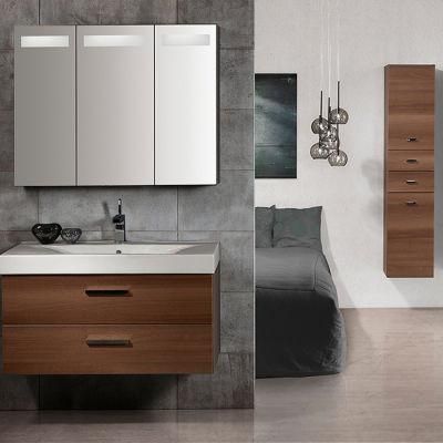 New Design European Style Laminate Custom Wood Cheap Modern White Shaker Bathroom Cabinet Modern Luxury