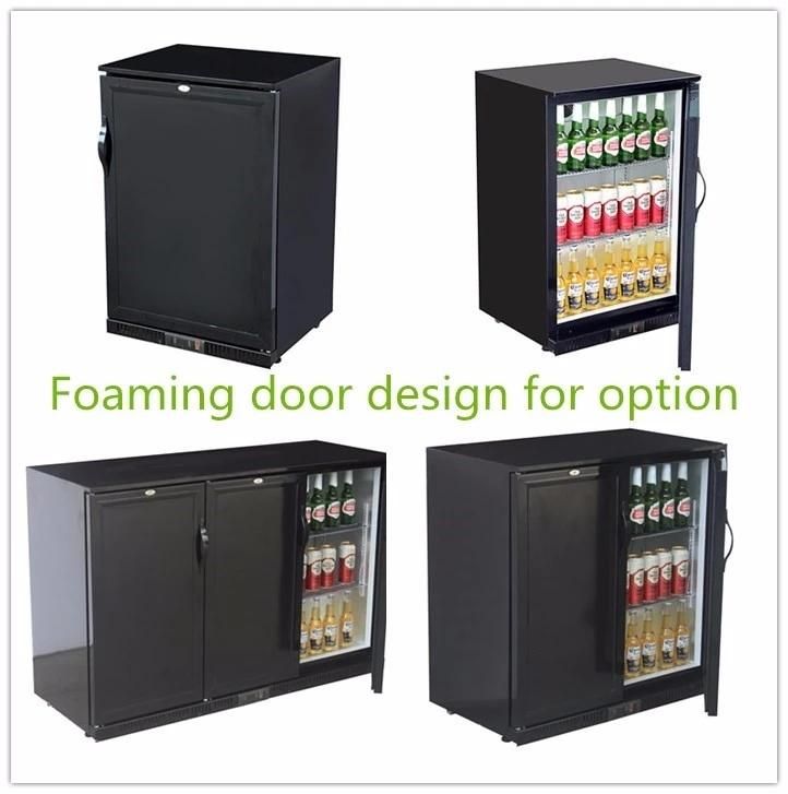 850mm 320L Three Glass Doors Commercial Display Fridge Beer Showcase