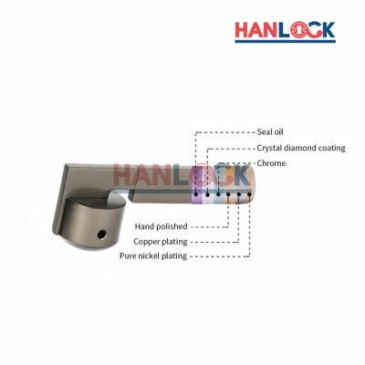 Tubular Zinc Alloy Level Handle for New House Wooden/Iron Door