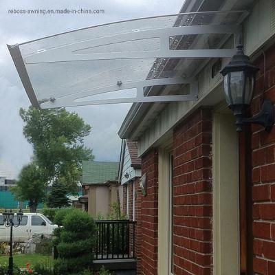 Hot Sale Canopy Steel Frame Canopy with PC Glass Roof