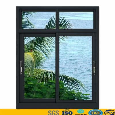 Slide Window Powder Coat 6mm Glass Aluminum Profile