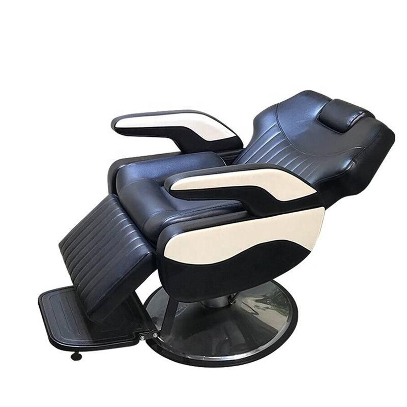 Hl-9237 Salon Barber Chair for Man or Woman with Stainless Steel Armrest and Aluminum Pedal