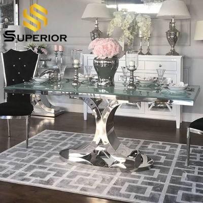 Wholesale Restaurant Dining Chair and Table Metal Stainless Steel Frame