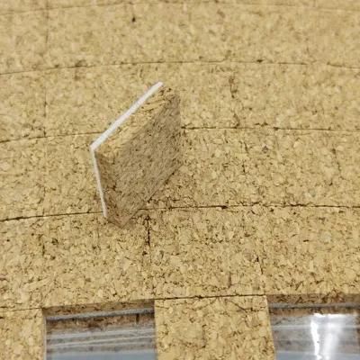 18X18X4mm+1mm Foam on Foam Adhesive PVC Foam Cork Spacer Pads for Doble Insulating Glass Separator