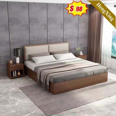 Chinese Factory Wooden Popular Design Bedroom Furniture King Size Bed
