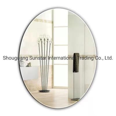 Most Popular High Quality Silver 5mm Bathroom Glass Mirror with Shelf Price