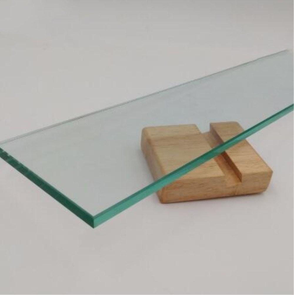 4-12mm Tempered Shelf Glass From for Bathroom Room