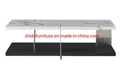 Marble Top Metal Base Living Room Furniture Home Bedroom Table